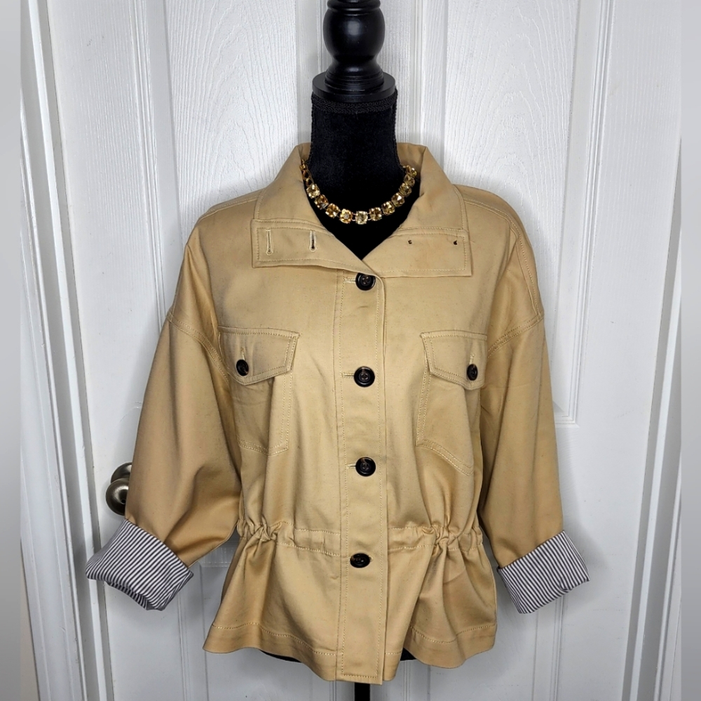 Ann Taylor Button Up Jacket/Blazer, Size L